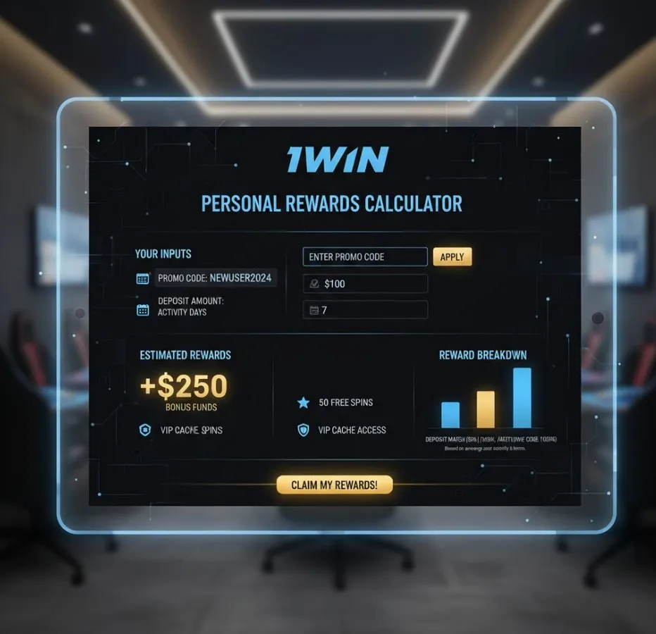 1win promo code rewards calculator: what bonus value you actually get